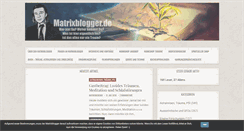 Desktop Screenshot of matrixblogger.de
